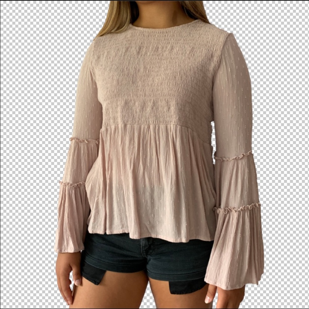 Pink blouse